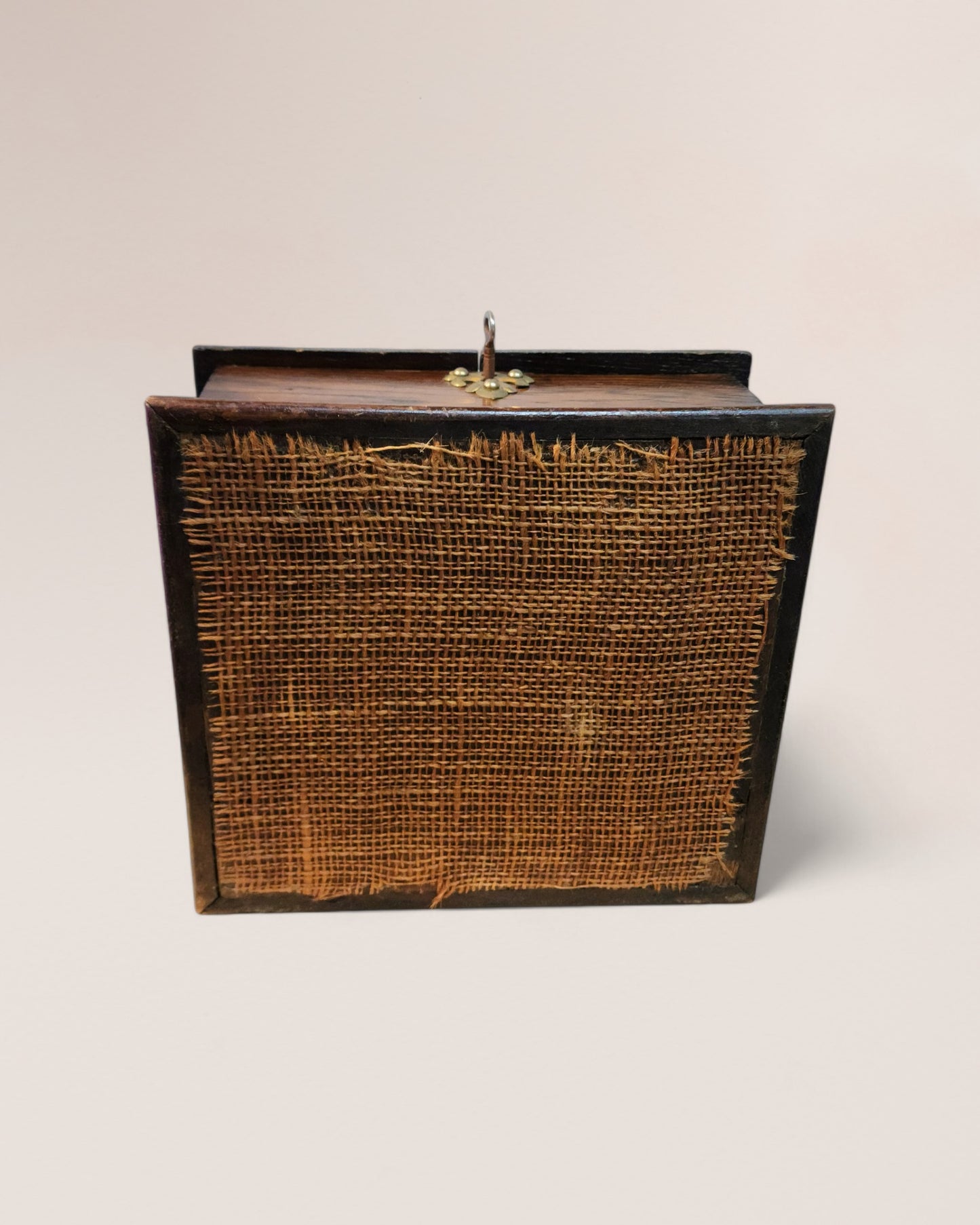 Late 1800s Wood Cased Victorian Tantalus with Mirror