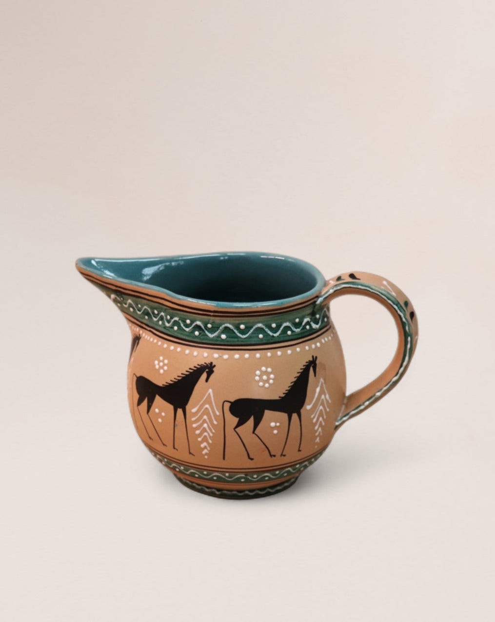 Vintage 1960s ARS Artigiana DERUTA Italy Ceramic Pitcher/Jug