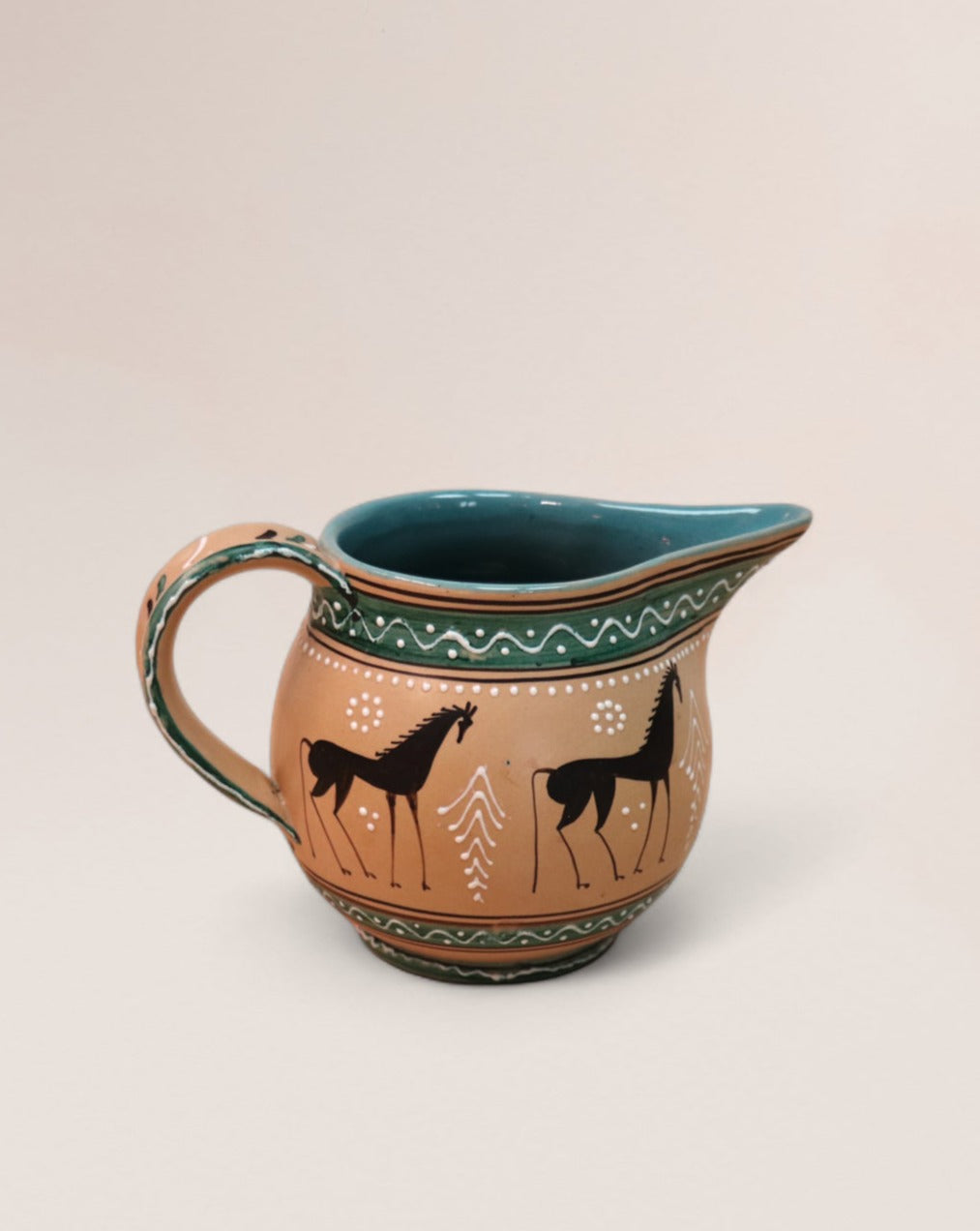 Vintage 1960s ARS Artigiana DERUTA Italy Ceramic Pitcher/Jug