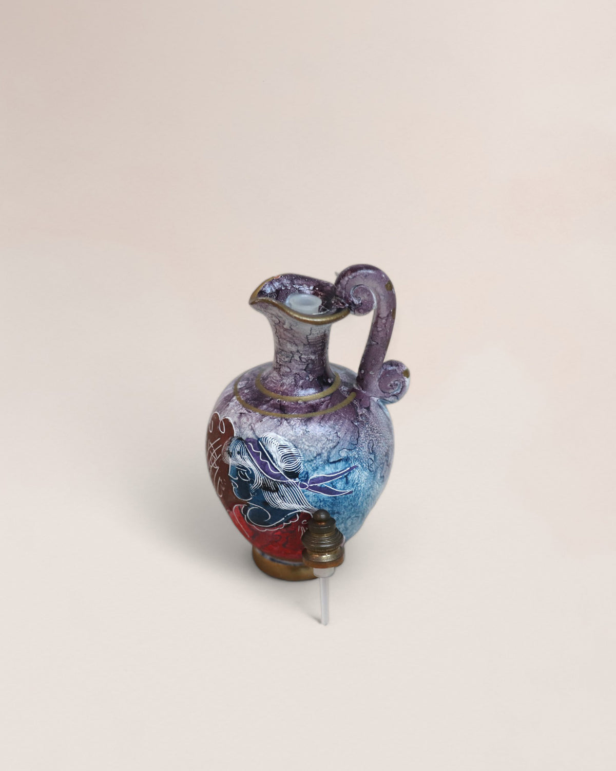 Vintage Mid 20th Century Greek Vintage Perfume Mini Bottle