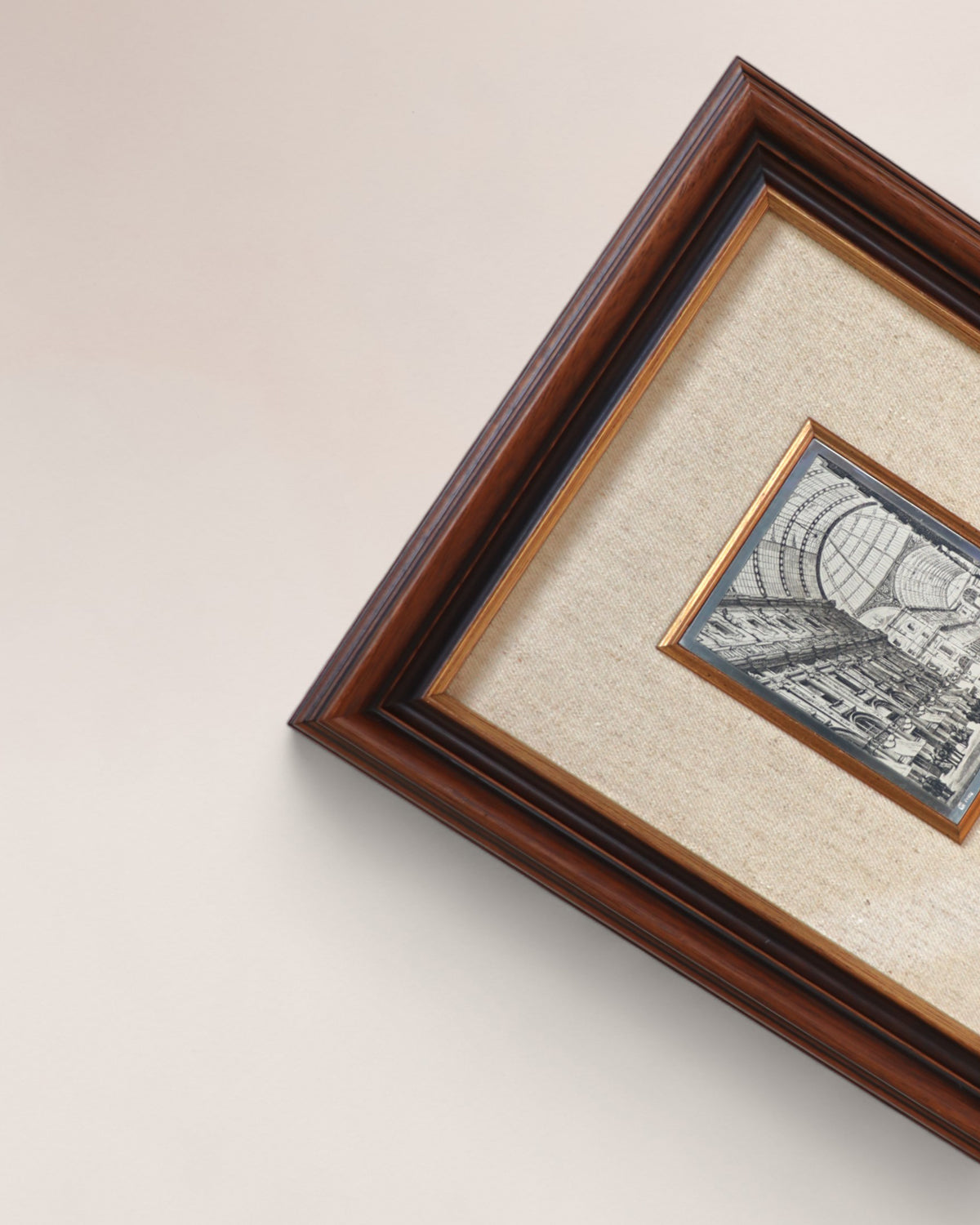 Bottega D'Arte Miniature Engraved Framed Art by Catraro Goffredo in 925 Silver