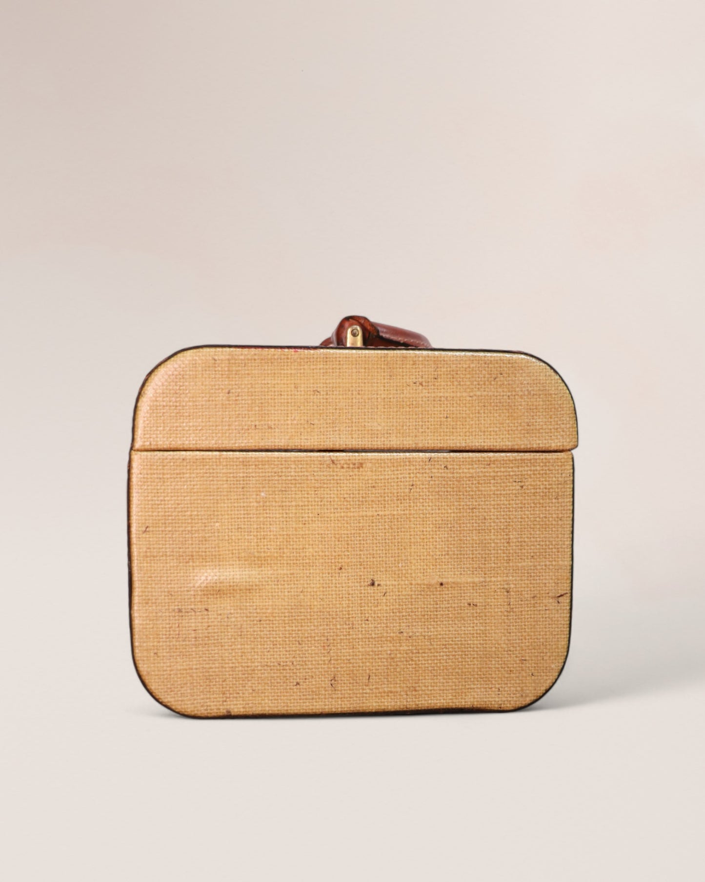 Vintage Mid-20th Century Old Leather Roma Travel Vanity Case " Needs Restoration "