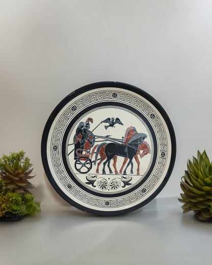 Pair of Vintage Decorative Plates - Ancient Greek Replicas