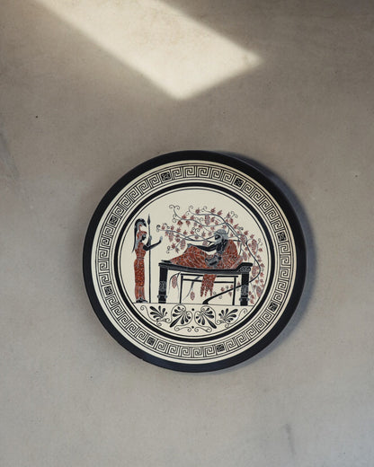 Pair of Vintage Decorative Plates - Ancient Greek Replicas
