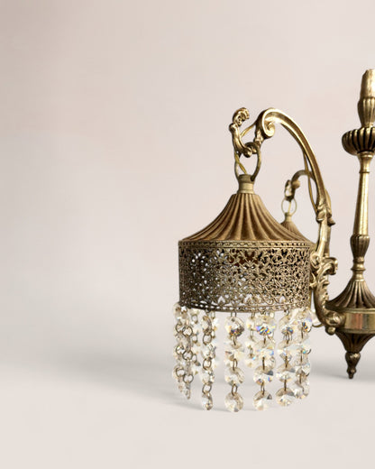 Intricate 1930s Italian antique chandelier