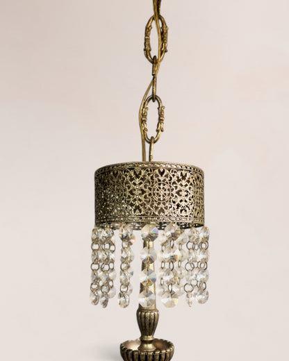 Intricate 1930s Italian antique chandelier