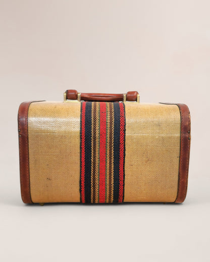 Vintage Mid-20th Century Old Leather Roma Travel Vanity Case " Needs Restoration "