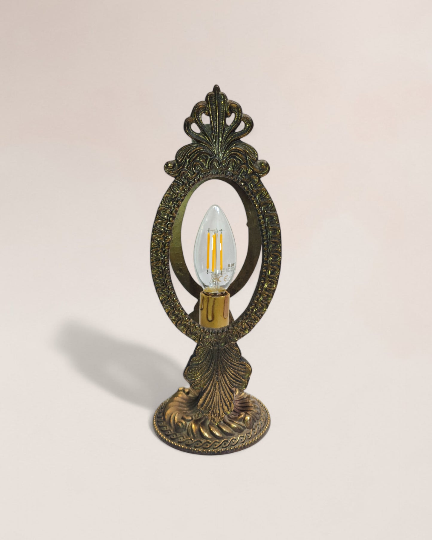 Pair Of Vintage 1960s Italian Brass Table Lamps