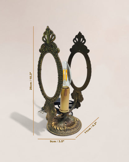 Pair Of Vintage 1960s Italian Brass Table Lamps