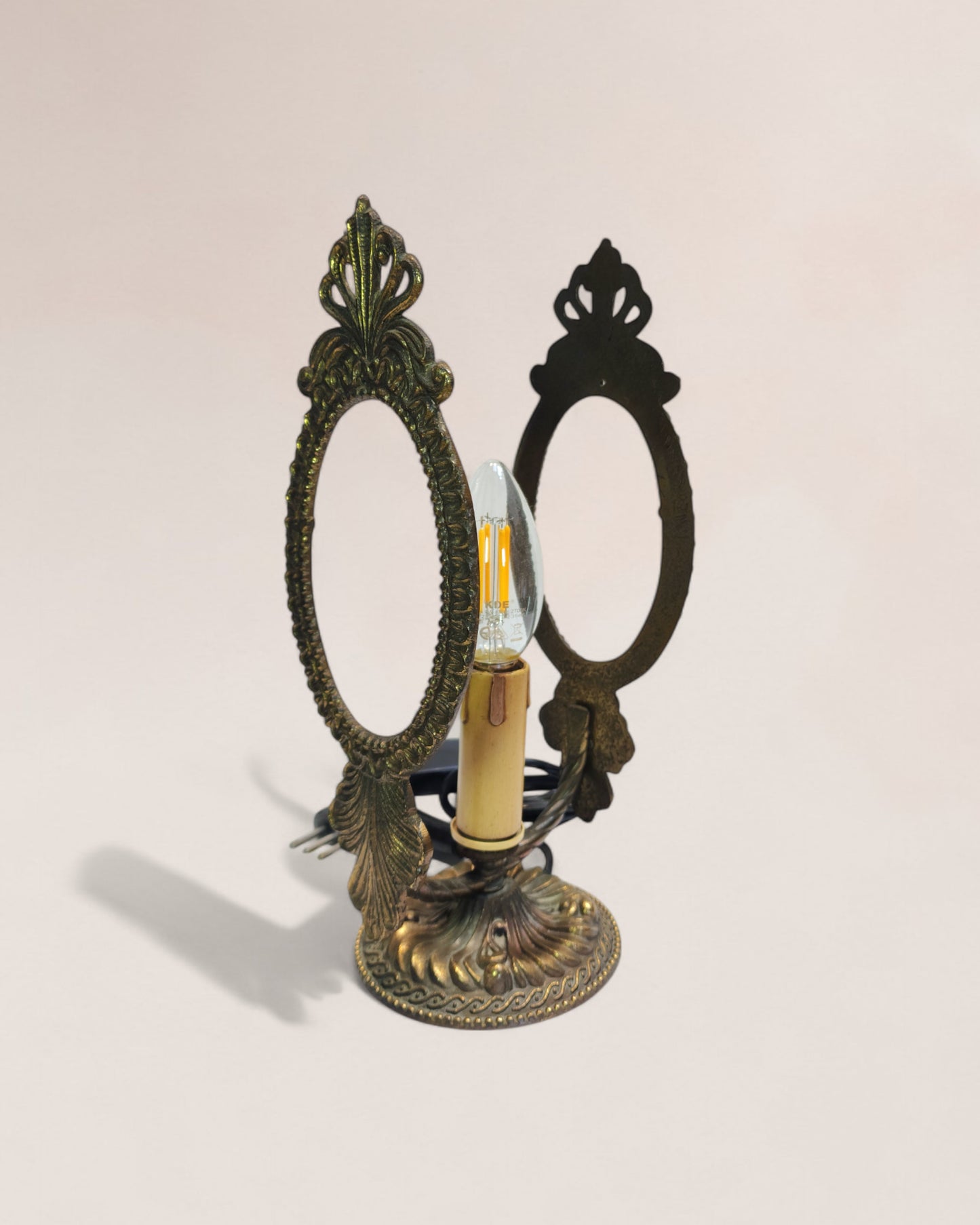 Pair Of Vintage 1960s Italian Brass Table Lamps