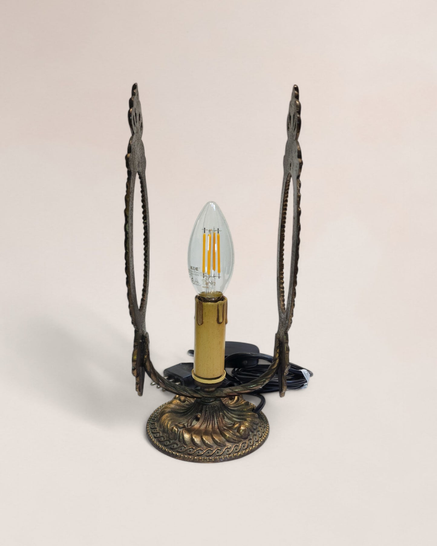 Pair Of Vintage 1960s Italian Brass Table Lamps