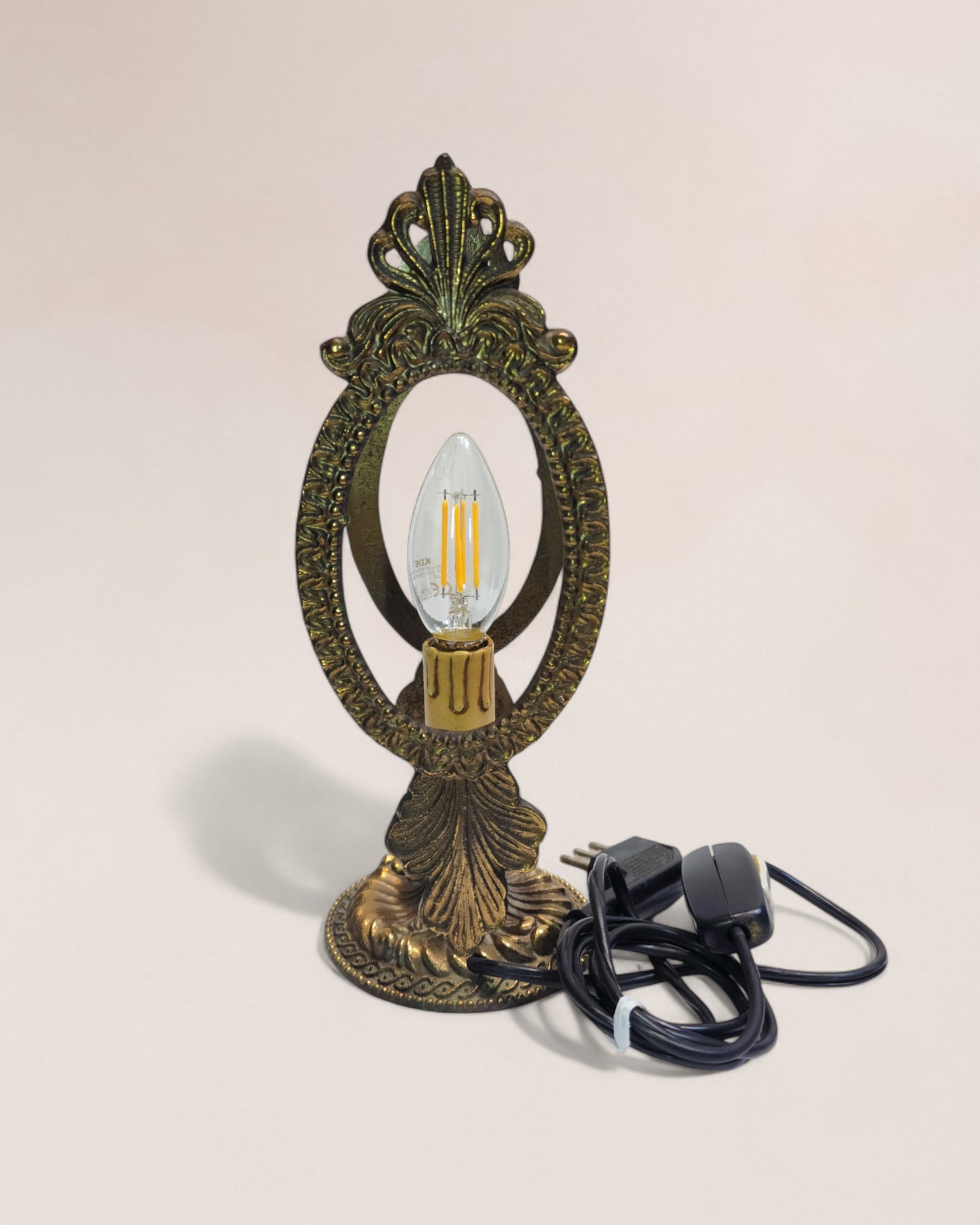 Pair Of Vintage 1960s Italian Brass Table Lamps