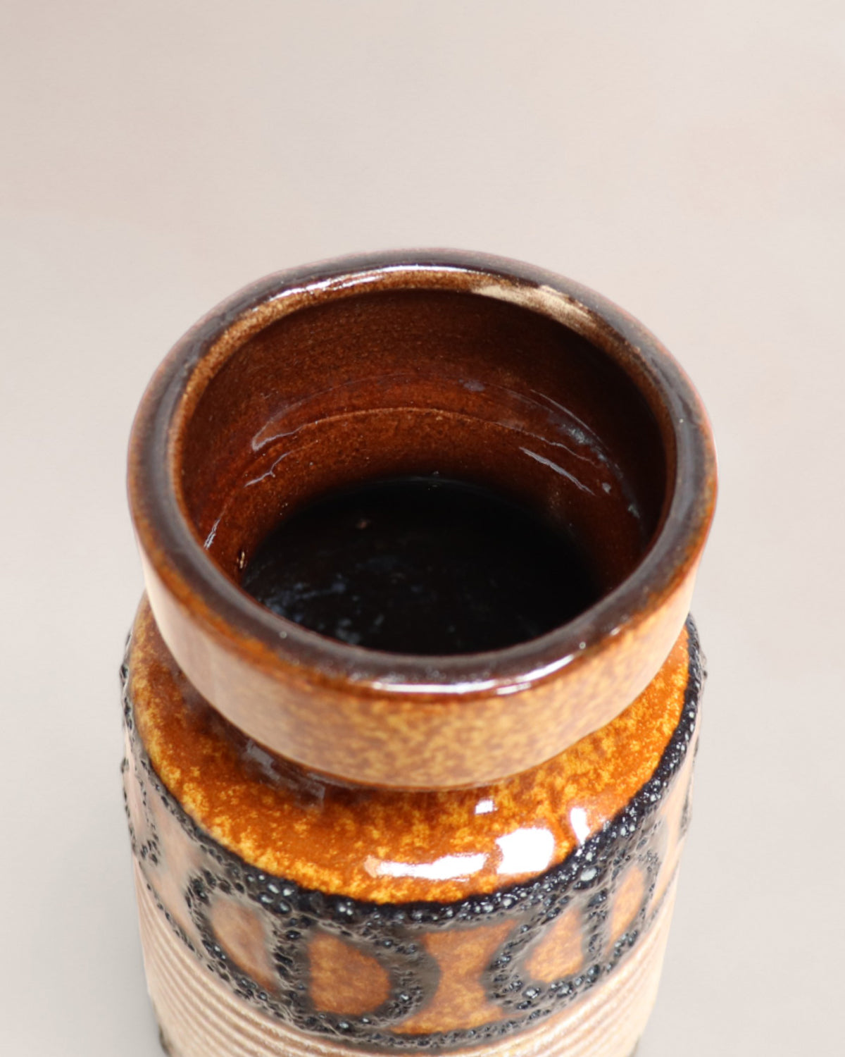 Vintage Lava Retro Vase 1960s West Germany