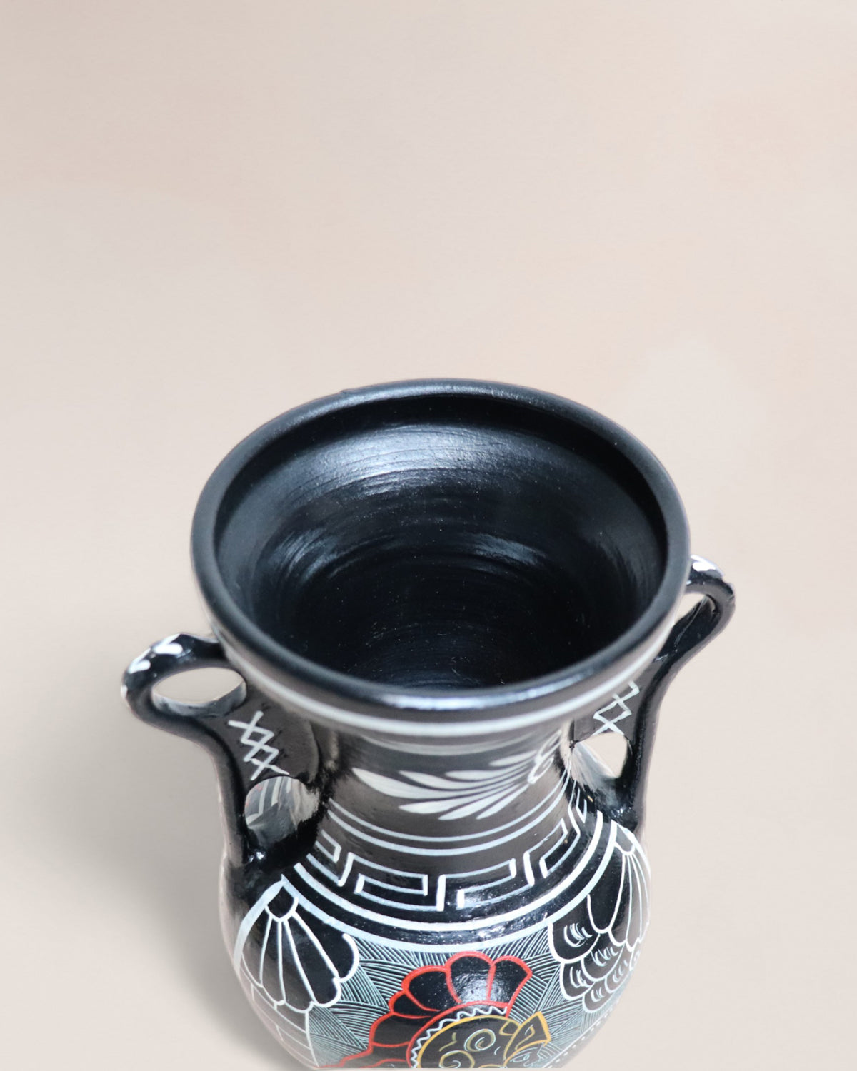 Vintage Mid 20th Century Greek Double Handled Amphora Vase