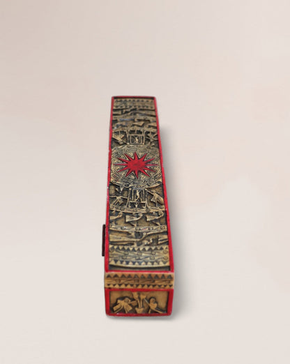 Early 20th Century Chinese Carved Stone Paintbrush Box