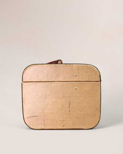 Vintage Mid-20th Century Old Leather Roma Travel Vanity Case " Needs Restoration "