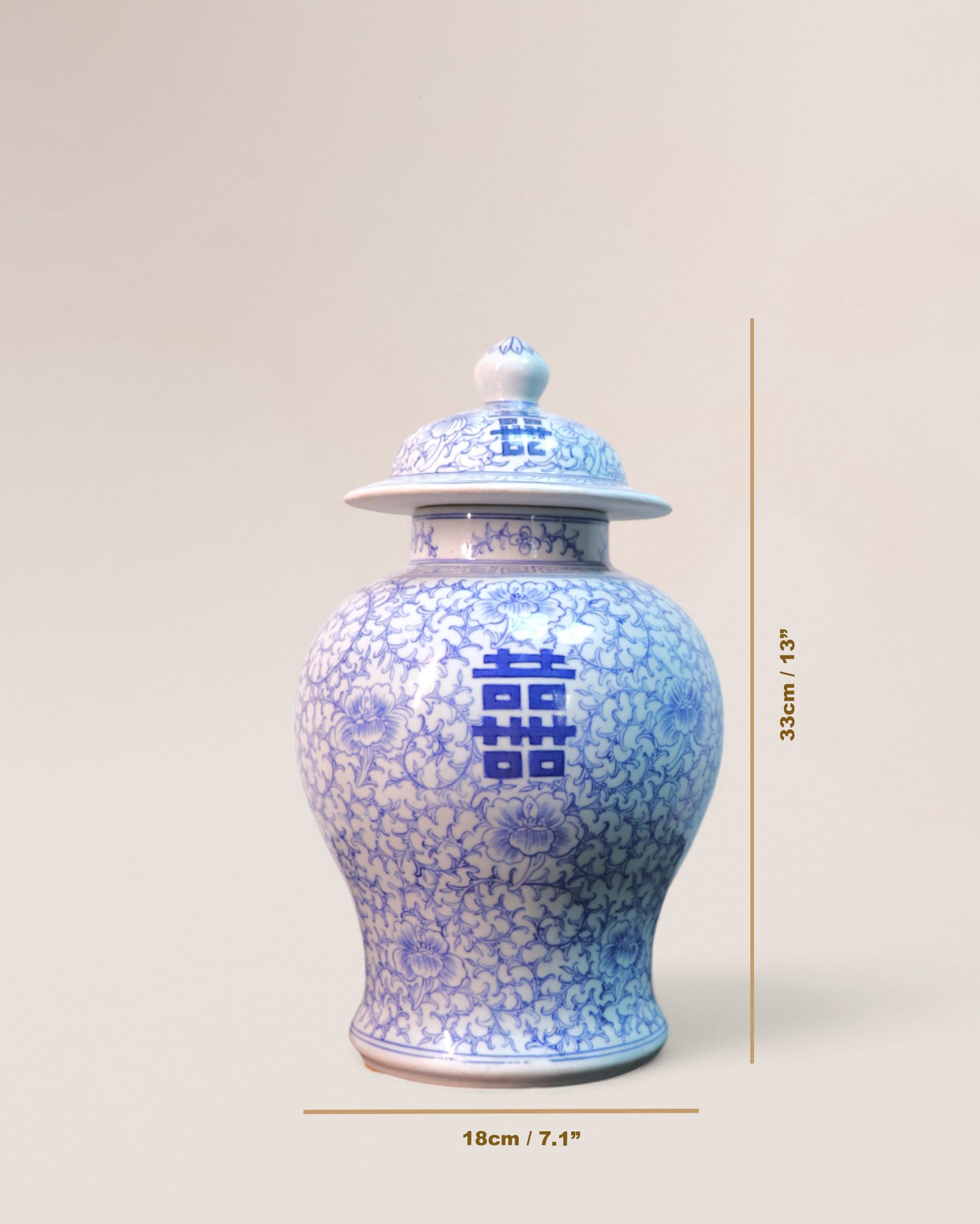 Early 1900s Chinese 'Shuangxi' Baluster Lidded Vase