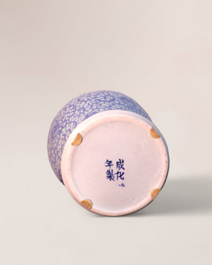 Early 1900s Chinese 'Shuangxi' Baluster Lidded Vase